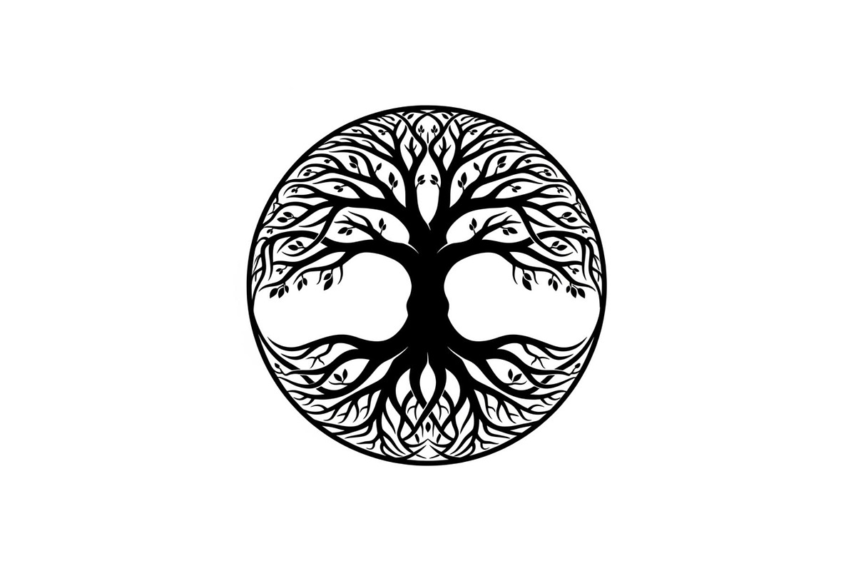 Tree of Life Circle SVG Bundle, an Illustration by Gfx_Store (Photo 20 of 50)