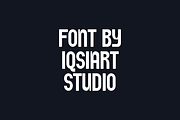 Rayneky - Sporty Font, a Sans Serif Font by Iqsiart Studio (Thumbnail 4 of 8)