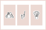 18 Instagram Stories Highlight Icons, a Social Media Template by Kristina Dubnovitskaya (Thumbnail 2 of 6)