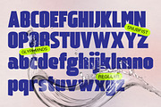 Snubfist Display Typeface, a Sans Serif Font by Glyphminds Studios (Thumbnail 11 of 11)