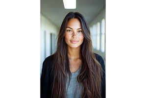 Young Maori female with long hair in, a Beauty & Fashion Photo by Lermont51