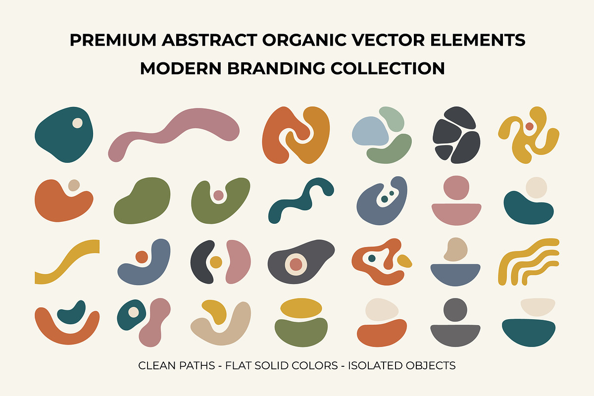 Abstract Organic Vector Shape Design, an Object Graphic by zahidhossainalif (Photo 1 of 6)