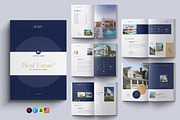 Luxury Real Estate Brochure Template, a Brochure Template by NorthPeak (Thumbnail 1 of 12)