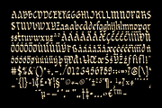 SFC Sortvane, a Blackletter Font by Skilline Supply Co. (Thumbnail 7 of 15)