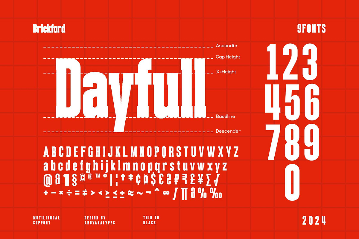 Brickford, a Slab Serif Font by Ardyanatypes (Photo 3 of 12)