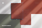Handmade Paper Deckle Edge Card Set, a Mockup by Custom Scene (Thumbnail 4 of 9)