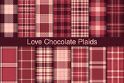 #196 Love Chocolate Backgrounds, a Pattern Graphic by Plaid4You (Thumbnail 1 of 5)
