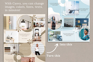 Instagram Puzzle For Canva Mink