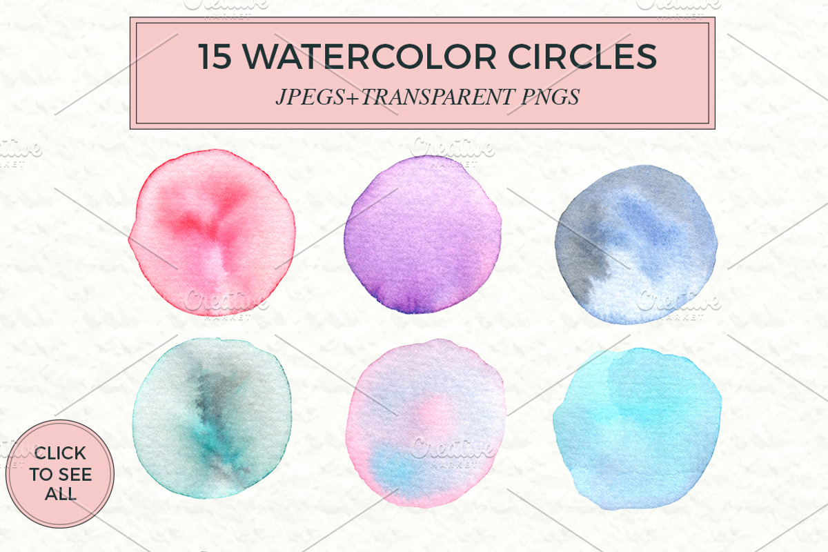 Watercolor design kit, a Texture Graphic by Bang Bang Bureau (Photo 3 of 7)