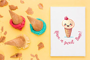 Cute and fun Ice cream design bundle, an Object Graphic by Doodle emporium (Thumbnail 9 of 14)