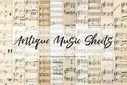 Antique Music Sheets - Set 01, a Texture Graphic by Gwenhw (Thumbnail 1 of 2)