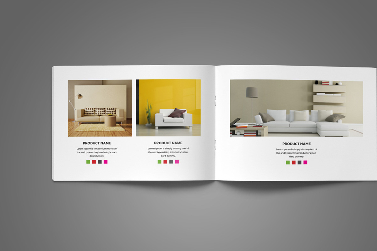 Interior Design Catalog Brochure, a Brochure Template by New Lines