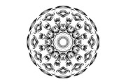 Ornamental Black White Mandala Pack, a Decorative Illustration by NJ Himel (Thumbnail 64 of 103)