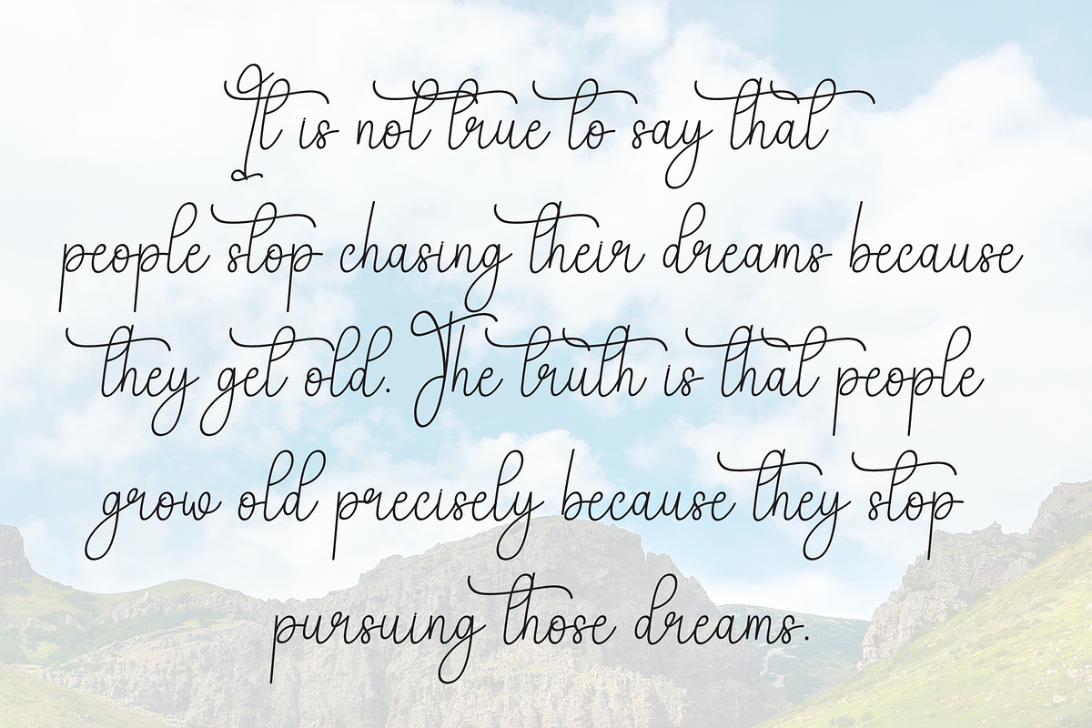Bluebell | Script Font, a Handwritten Font by Scratchones (Photo 6 of 9)