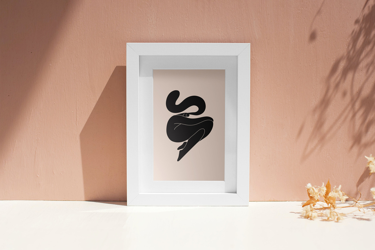 Trendy Matisse-styled posters + set, a Decorative Illustration by PaperTrident (Photo 9 of 11)