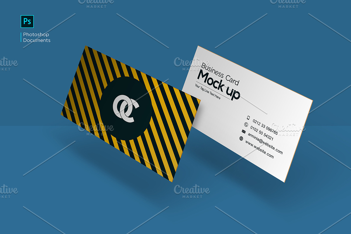 Corporate Business Card Mockup
