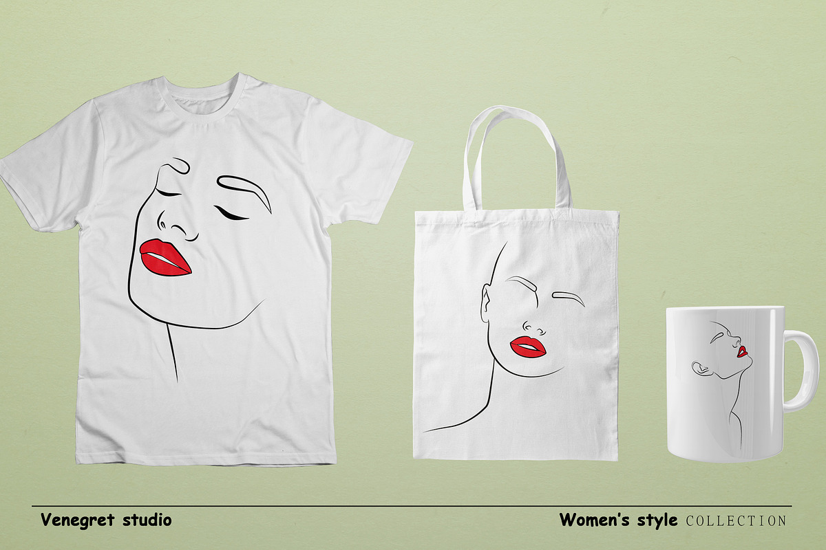 Women's style, a Decorative Illustration by Vinegret -Shop (Photo 3 of 4)
