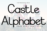 Castle Alphabet, a Sans Serif Font by InermediaSTUDIO (Thumbnail 1 of 8)