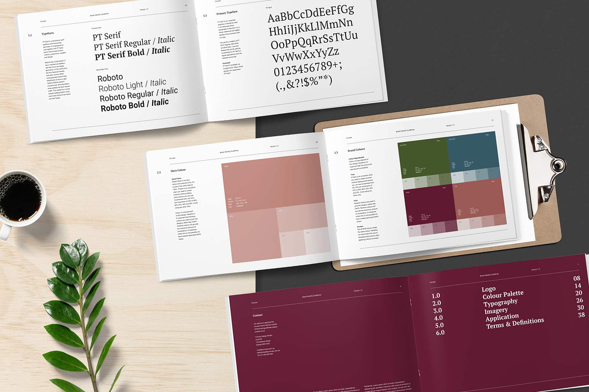 BOHEME / Brand Guidelines, a Brochure Template by Circular (Photo 3 of 7)