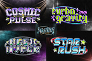 Y2K Futuristic Chrome Text Effect, a Layer Style Add-On by Matsero (Thumbnail 3 of 4)