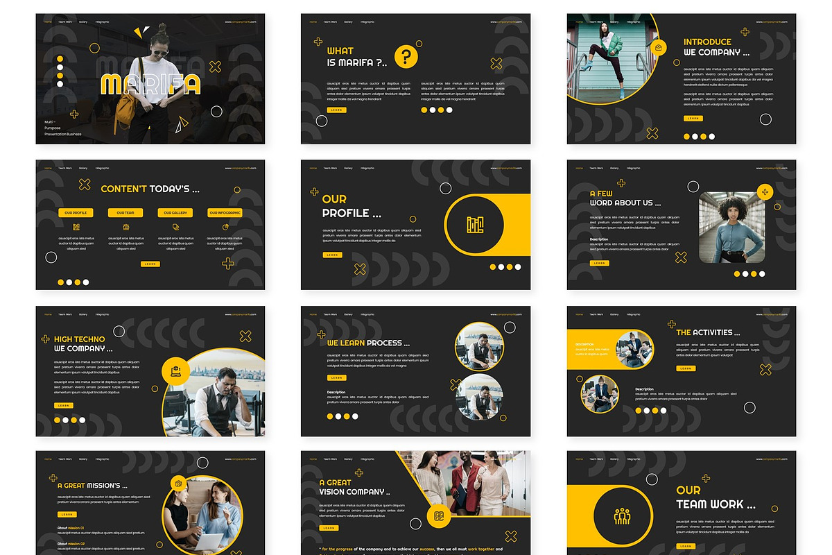 Marifa - Keynote Template, a Presentation Template by inspirasign (Photo 2 of 4)