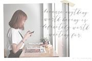 Oh Samantha - Seductive Chic Font, a Script Font by Konstantine Studio (Thumbnail 5 of 14)