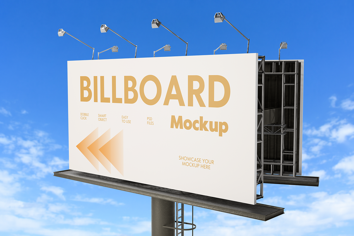 Outdoor Billboard Advertising Mockup, an Advertising Mockup by DSNA Mockup (Photo 2 of 3)