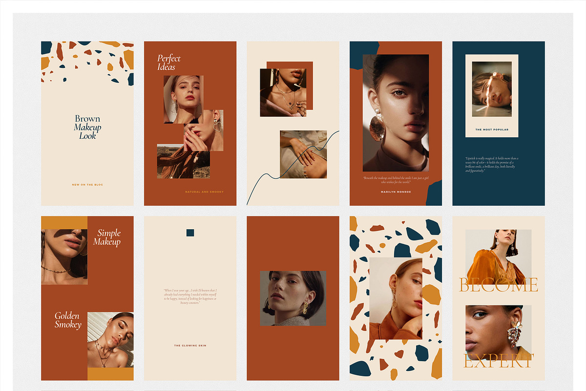BROWN Instagram Stories, a Social Media Template by Aprilea (Photo 7 of 7)