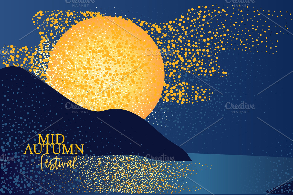 Mid-Autumn Festival Illustration, a Seasonal Illustration by Valenty (Photo 3 of 3)