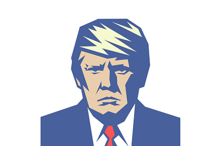 Donald Trump Vector Illustration