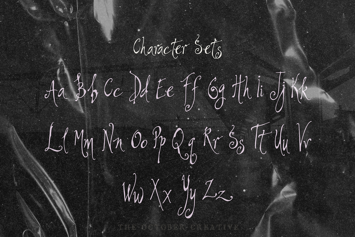 Spindlespun Spindly Display Font, a Handwritten Font by The October Creative (Photo 3 of 8)