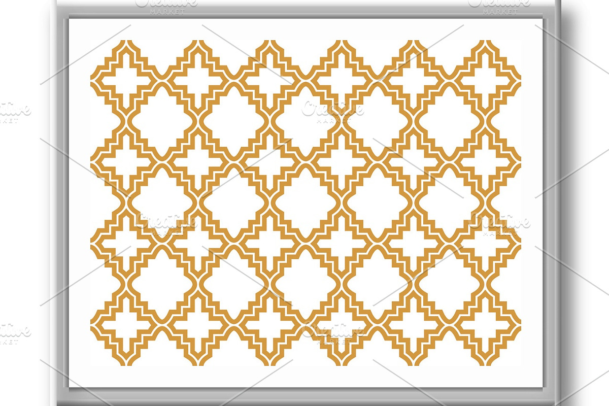 Abstract geometry pattern in Arabian, a Decorative Illustration by RODINA (Photo 3 of 3)