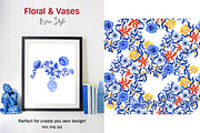 Floral & Vases, a Pattern Graphic by Anastasia (Thumbnail 4 of 11)