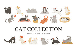 Cat Vector Collection