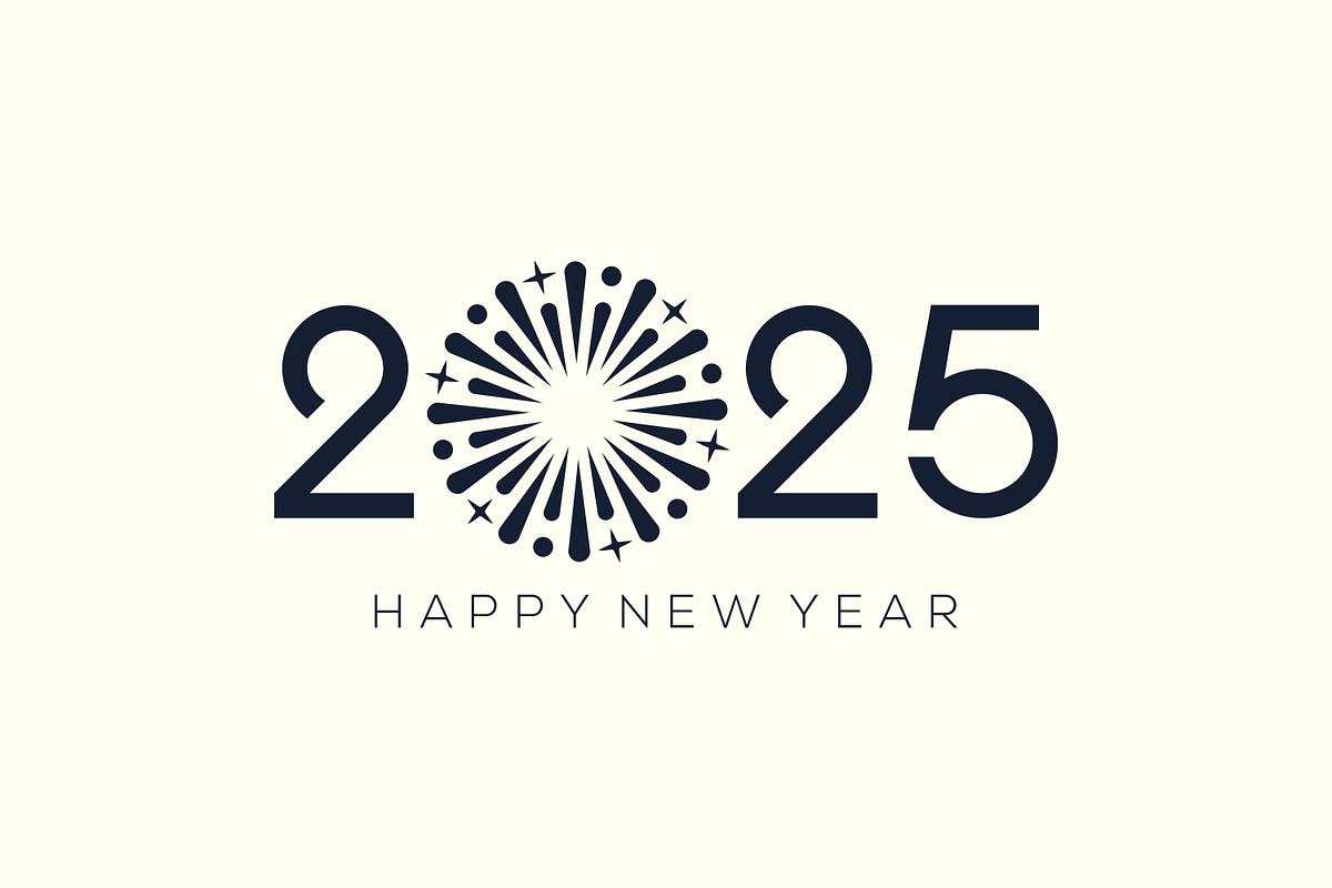 2025 Happy New Year design vector., a Branding & Logo Template by BARONSTD (Photo 3 of 3)