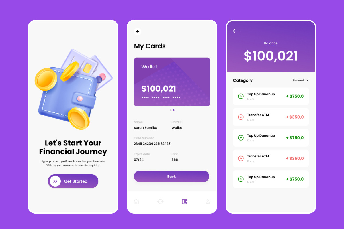DigiPay - E-Wallet Mobile App, an App Template by twinstd (Photo 5 of 5)