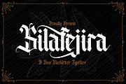 Silafejira - Blackletter Font, a Blackletter Font by StringLabs (Thumbnail 1 of 11)