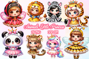 Animals Little Princess Sublimation