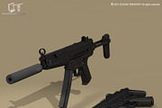 MP5 rifle, an Object 3D Model by Tartino 3D models (Thumbnail 2 of 5)