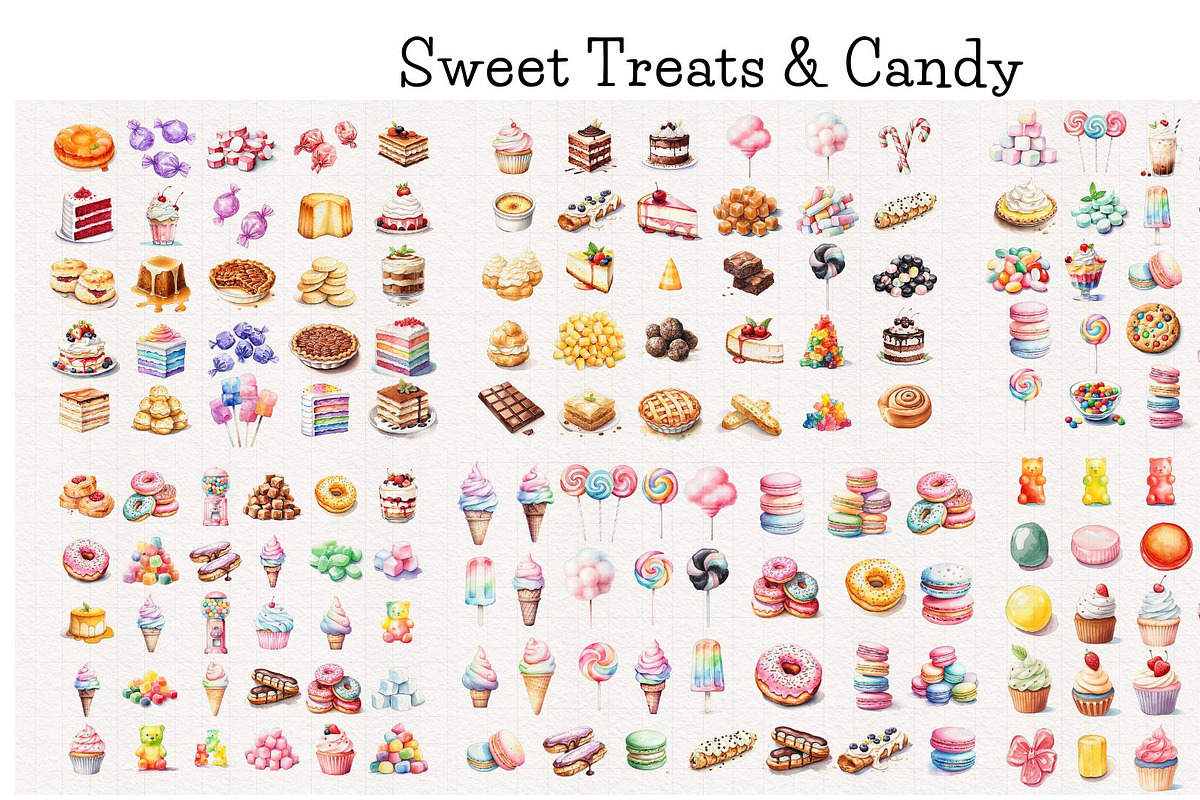 Food Clipart Mega Bundle, a Food Illustration by PaintPixelCo (Photo 14 of 19)