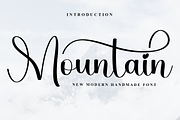 Mountain, a Font by FreshTypeINK (Thumbnail 1 of 8)