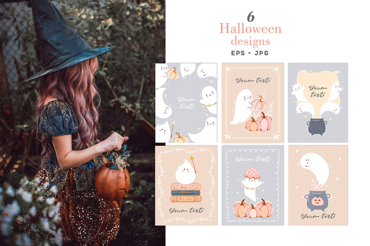Fall & Halloween clipart. Autumn set, a Seasonal Illustration by VerAna (Photo 11 of 20)