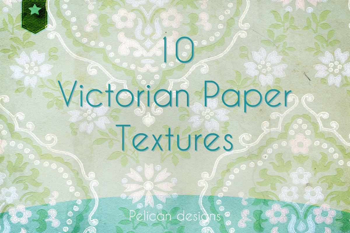 Victorian wallpaper set