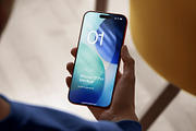 24 iPhone 17 Pro in Hand Mockups, an iPhone Mockup by Asylab (Thumbnail 79 of 107)