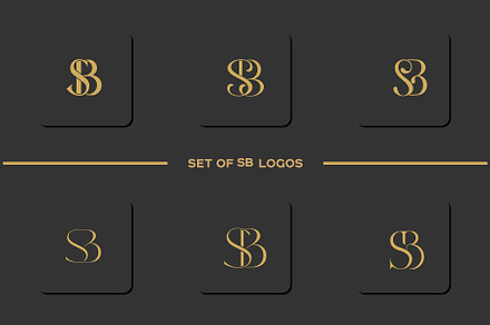 Set Of SB, BS, Logos, a Branding & Logo Template by art_creater