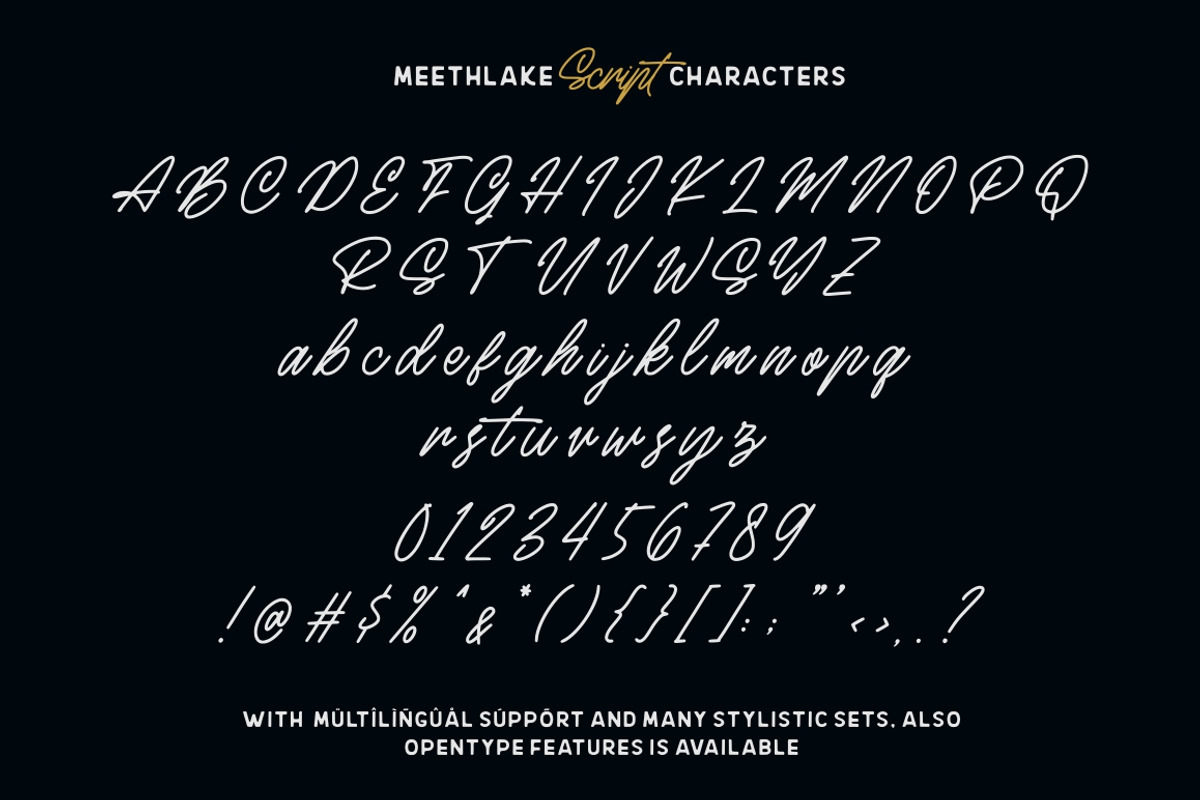 Meethlake Typeface || Vintage Font, a Script Font by Garisman Std (Photo 10 of 12)