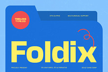 Foldix Bold Sans Serif