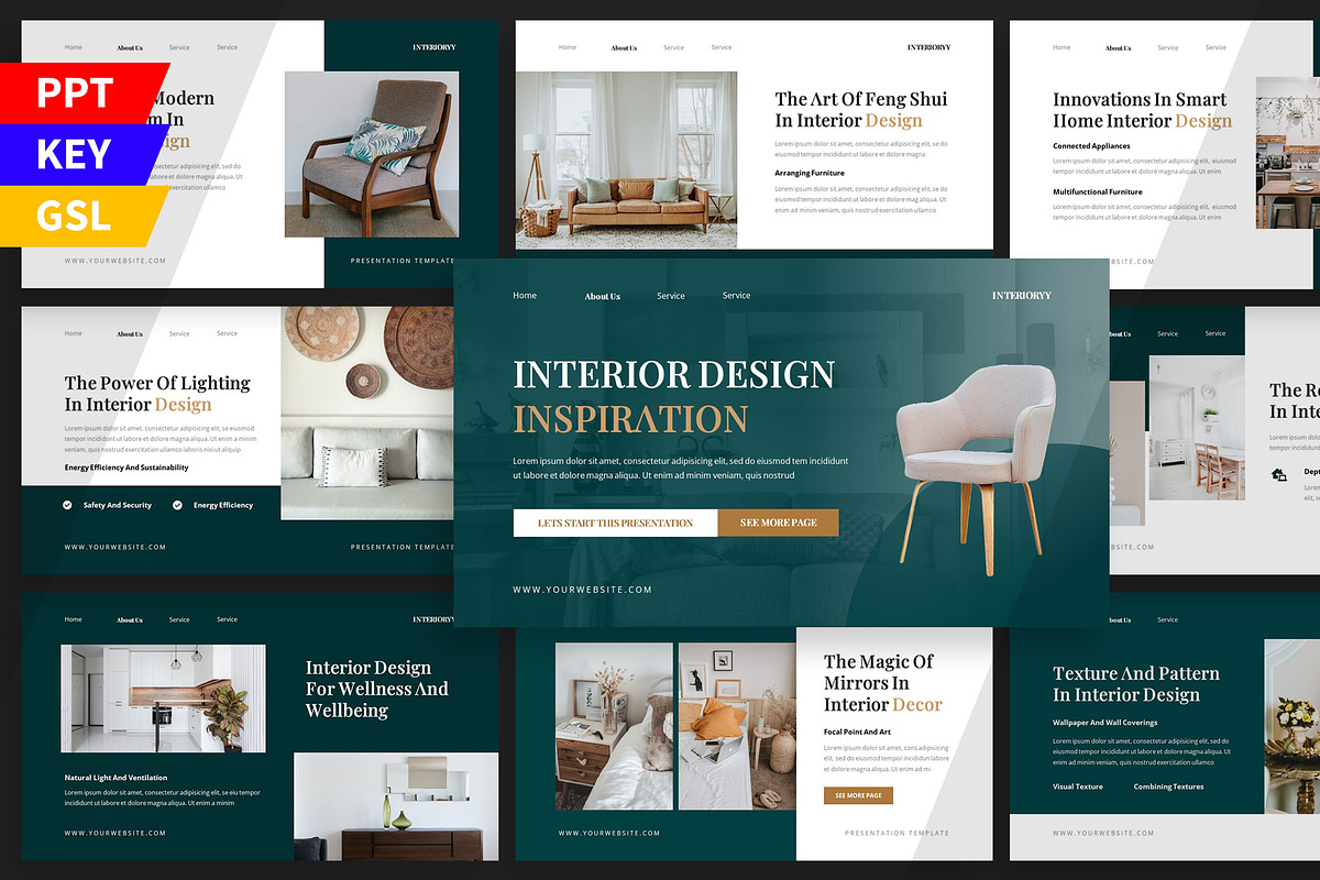 Interior - Modern Design Presentatio, a Presentation Template by Haidezign (Photo 1 of 4)