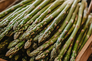 Fresh bunch of green asparagus, a Food & Drink Photo by MistyDay