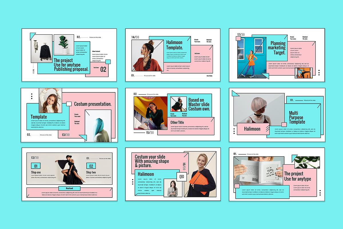 Halimoon Powerpoint Template, a Presentation Template by Visualin.std (Photo 6 of 10)